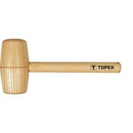 Młotki - Topex Młotek drewniany okrągły, 70 mm, trzonek drewniany TOP-02A057 - miniaturka - grafika 1
