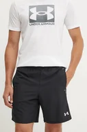 Spodenki męskie - Under Armour szorty treningowe Tech Utility kolor czarny 1385978 - miniaturka - grafika 1