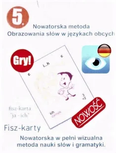 Fisz-Karty Niemiecki - Książki obcojęzyczne do nauki języków - miniaturka - grafika 1