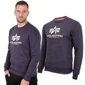 Odzież taktyczna i umundurowanie - Alpha Industries Bluza Basic 178302 02 - Navy - miniaturka - grafika 1