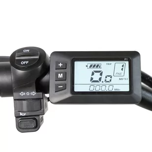 Rower elektryczny BAOLUJIE DZ2030, opony 20*4,0 cali, silnik 500W, bateria 48V 13Ah, maks. prędkość 40km/h - czarny - Rowery elektryczne - miniaturka - grafika 8