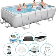 Baseny ogrodowe - Basen Plus Akcesoria - Bestway Power Steel 404x201x100 cm - Prostokątny - miniaturka - grafika 1