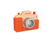 Łamigłówki - Janod Drewniany aparat fotograficzny z dźwiękami J05335 - miniaturka - grafika 1