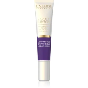 Eveline Gold & Retinol Przeciwzmarszczkowy Krem-serum pod oczy i na powieki na dzień i noc 15ml - Kosmetyki pod oczy - miniaturka - grafika 1