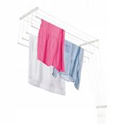 Suszarki na ubrania - Suszarka sufitowa na pranie, 5 prętów, 120 cm, biała - miniaturka - grafika 1