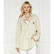 Koszule damskie - Tommy Jeans Koszula | Oversize fit - miniaturka - grafika 1