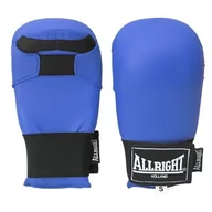 Rękawice bokserskie - Allright RĘKAWICE DO KARATE PU NIEB ROZM L SW02532 - miniaturka - grafika 1