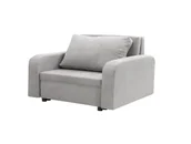 Sofy i kanapy - Fotel LONDON z funkcją spania sofa Jasny szary - miniaturka - grafika 1