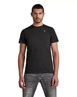 Koszulki męskie - G-STAR RAW Męski T-shirt Base-S Regular, czarny (Dk Black 336-6484), M - miniaturka - grafika 1