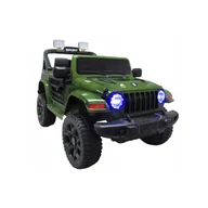 Pojazdy elektryczne dla dzieci - Auto Na Akumulator Duże Jeep 4X4 Skóra Bujak X10 - miniaturka - grafika 1