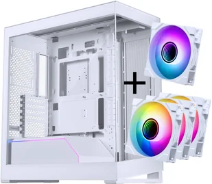 Obudowa Phanteks NV-Serie NV5 MK2 DRGB biała + 4 wentylatory - Obudowy komputerowe - miniaturka - grafika 1