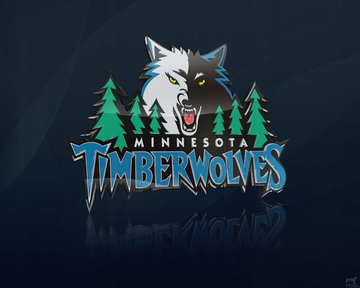 PODKŁADKA POD MYSZ Nadruk 22x18 cm Minnesota Timberwolves NBA Logo Prezent