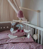 Karuzele dla niemowląt - Cherry Birds - karuzela z obrotową pozytywką - miniaturka - grafika 1