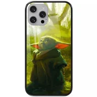 Etui i futerały do telefonów - ERT GROUP etui na telefon Apple Iphone 13 MINI, case oryginalny i oficjalnie licencjonowany przez Star Wars, wzór Baby Yoda 017, wykonany z hartowanego szkła, etui ochronne - miniaturka - grafika 1