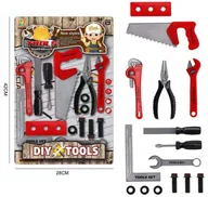 Zabawy w naśladowanie dorosłych - Zestaw Narzędzi 15 Elementów Zabawka Dla Dzieci - miniaturka - grafika 1