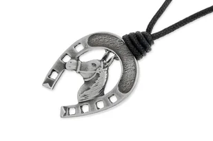 Naszyjnik Podkowa I Koń Talizman Amulet - Wisiorki - miniaturka - grafika 1