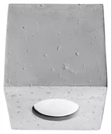Lampy sufitowe - Sollux Lighting Plafon QUAD beton - miniaturka - grafika 1