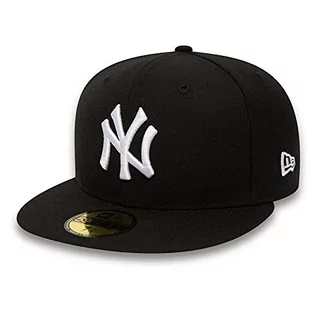 Czapki damskie - New Era New York Yankees - czapka - MLB Basic - zielony/biały Czarny na czarnym 7 3/4 10000103 - grafika 1