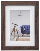 Ramki na zdjęcia - Ramka na zdjęcie formatu 30x40 MDF Brązowa Ertom SOPOT - miniaturka - grafika 1