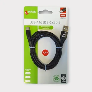 KABEL DO ŁADOWANIA 1.5M USB-C SOLOGIC - Kable USB - miniaturka - grafika 1