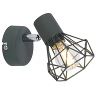 Lampy ścienne - Szary metalowy kinkiet - 4X K522 D5-P53 - miniaturka - grafika 1