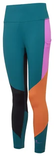 RONHILL Legginsy biegowe damskie TECH CROP TIGHT deep lagoon/thistle - Spodnie sportowe damskie - miniaturka - grafika 1