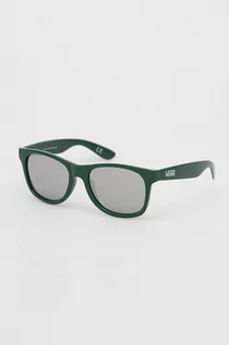 Okulary przeciwsłoneczne - Vans okulary przeciwsłoneczne męskie kolor zielony - grafika 1
