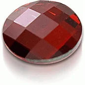 Ozdoby do paznokci - Ozdoba do paznokci Swarovski szachownica crystal red magma 6 mm 1 szt - miniaturka - grafika 1