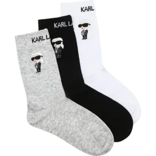 Karl Lagerfeld Skarpety 3-pack - Skarpetki damskie - miniaturka - grafika 1