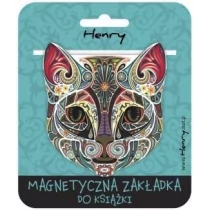 Henry Zakładka magnetyczna. Mandala Kot - Henry - Zakładki do książek - miniaturka - grafika 1
