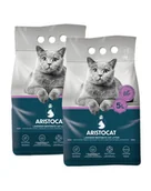 Żwirek dla kotów - ARISTOCAT Bentonite Plus żwirek bentonitowy lawendowy 10 l (2 x 5 l) - - miniaturka - grafika 1