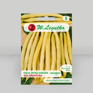 Fasola szparagowa Goldpantera Żółta 40g - Nasiona - W. Legutko - Nasiona i cebule - miniaturka - grafika 1