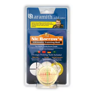 Bila do ćwiczeń snooker Aramith Nic Barrows 52,4 mm - Stoły bilardowe i akcesoria - miniaturka - grafika 1