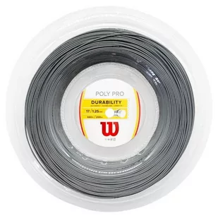Naciąg tenisowy Wilson Poly Pro szpula 200 m. 1,25 mm - Tenis ziemny - miniaturka - grafika 1