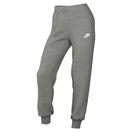 Spodnie damskie - Nike Damskie spodnie Sportswear Club polar, Dk Grey Heather/White, DQ5191-063, 2XL-T - miniaturka - grafika 1