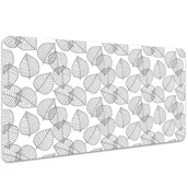 Podkładki na biurko - Ochronna podkładka na biurko Liście wzór 100x50 cm, Dywanomat - miniaturka - grafika 1