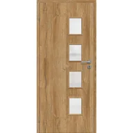 Drzwi wewnętrzne - Drzwi wewnętrzne pokojowe Samat Dąb Grenada 90 lewe - miniaturka - grafika 1