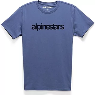 Koszulki męskie - Alpinestars Heritage Word Premium T-Shirt męski niebieski L 1210-73006-72-L - grafika 1