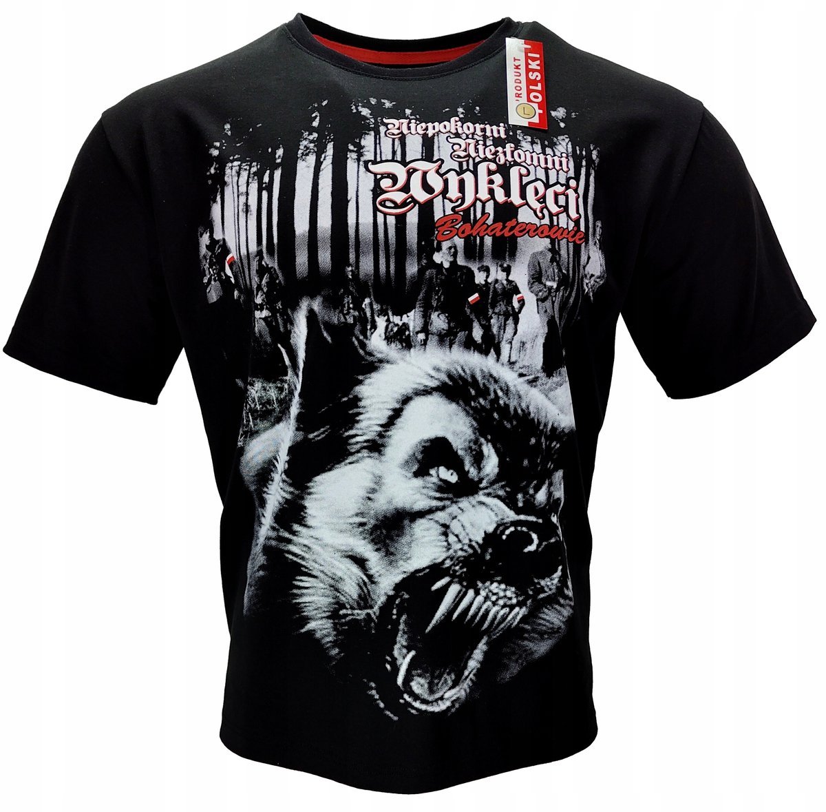 Koszulka patriotyczna Żołnierze Wyklęci dwustronny nadruk r.M