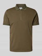 Koszulki męskie - Koszulka polo o kroju regular fit z zamkiem błyskawicznym model ‘FAVE’ - miniaturka - grafika 1