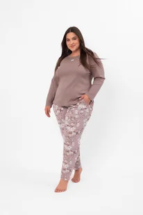 Piżama damska długi rękaw, długie spodnie Kimuri - Italian Fashion - Piżamy damskie - miniaturka - grafika 1