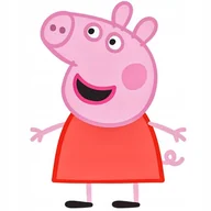 Naklejki na ścianę - Naklejka Uv Wypukła Ozdobna DTF UV Aplikacja Świnka Peppa Pig - miniaturka - grafika 1
