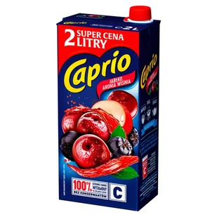 Tymbark Napój Caprio jabłko aronia wiśnia 2 l - Soki i napoje niegazowane - miniaturka - grafika 1