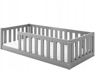 Łóżeczka i kojce - Łóżko dziecięce 160x80 drewniane z materacem Bella Sima montessori - miniaturka - grafika 1