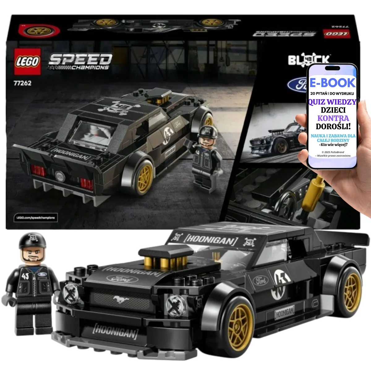 LEGO SPEED CHAMPIONS 77262 Ford Mustang 1965 • dla fana motoryzacji 9 10 11 lat