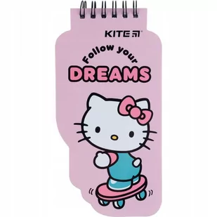 NOTES NOTATNIK PAMIĘTNIK RÓŻOWY HELLO KITTY KITE - Notesy i bloczki - miniaturka - grafika 1