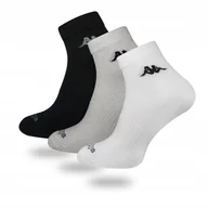 Skarpetki męskie - Skarpety zakostki KAPPA QUARTER 3 PARY - 35-38 - miniaturka - grafika 1