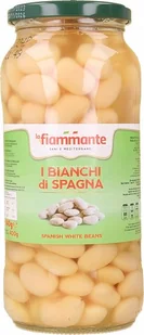 Fasola Bianchi di Spagna La Fiammante 540g w szklanym słoiku - Pasztet i przetwory mięsne - miniaturka - grafika 1