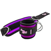 Pozostały sprzęt i akcesoria do ćwiczeń - Power System Opaska do Wyciągu Ankle Strap Purple - miniaturka - grafika 1