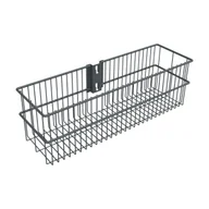 Meble modułowe i akcesoria - Kosz do listwy pionowej podwieszany 435 x 134 x 140 mm antracytowy Integri - miniaturka - grafika 1